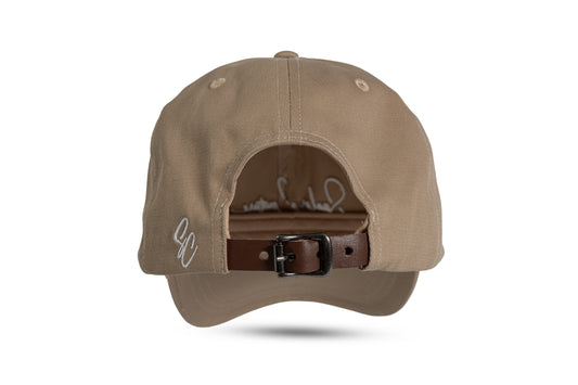 Saalor Signature Leather Strap Cap – Stone