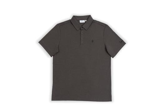 Le Classique Polo in charcoal by Saalor Couture