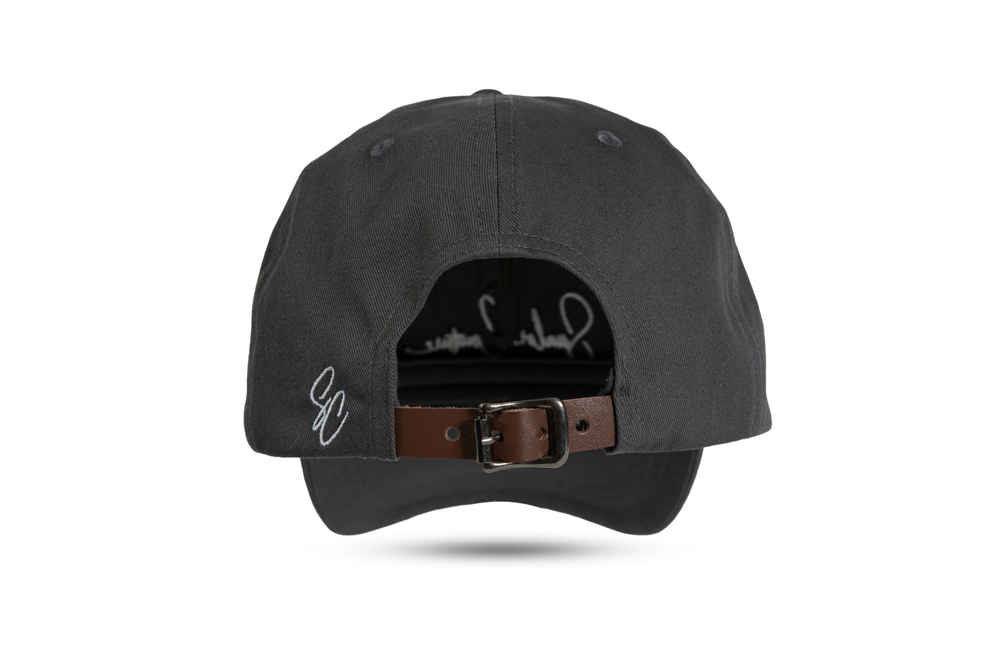 Saalor Signature Leather Strap Cap – Charbon
