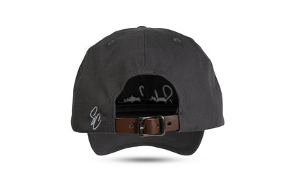 Saalor Signature Leather Strap Cap – Charbon