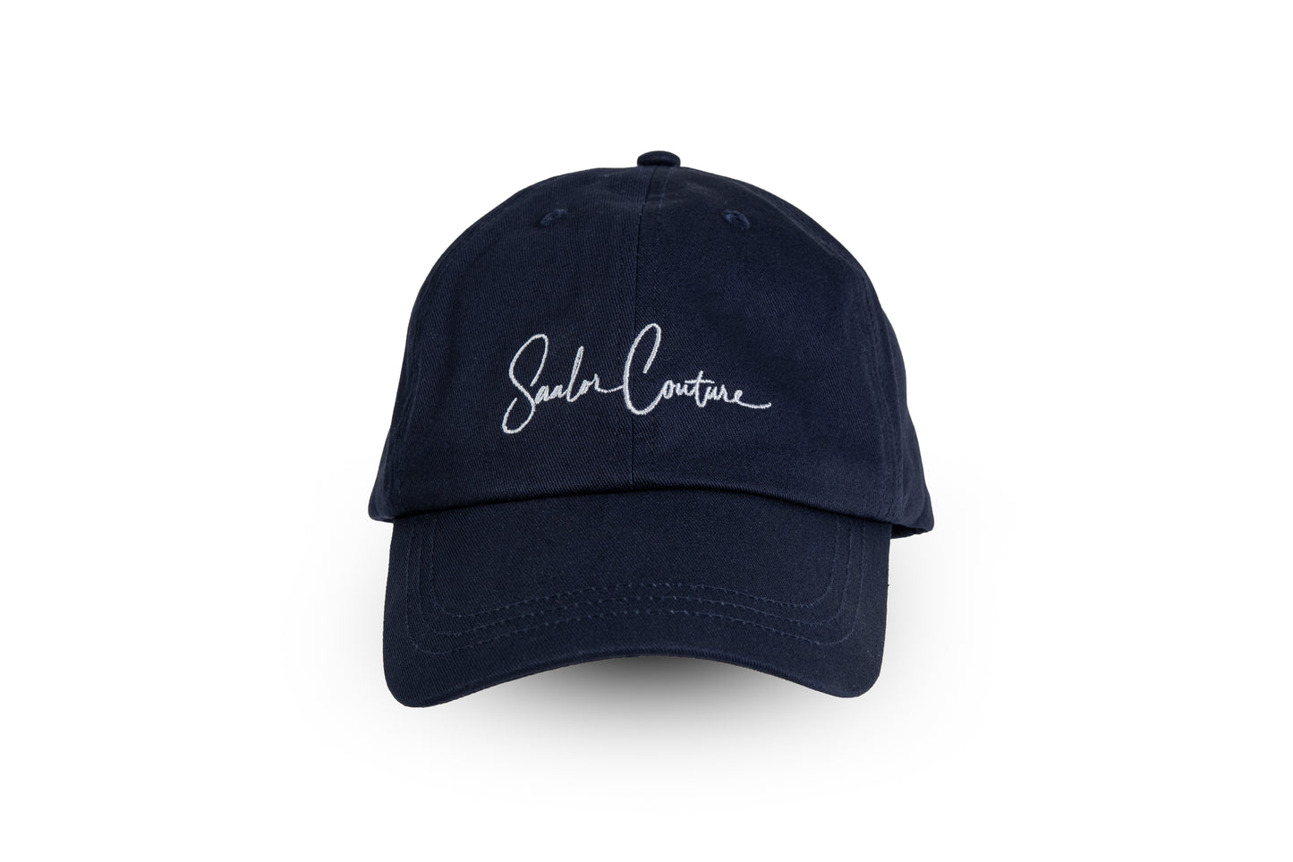 Saalor Signature Leather Strap Cap – Navy