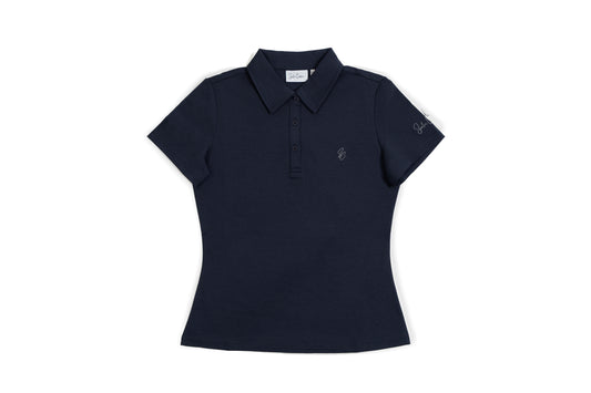 Le Classique Polo Women in navy by Saalor Couture