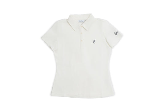 Le Classique Polo Women in white by Saalor Couture